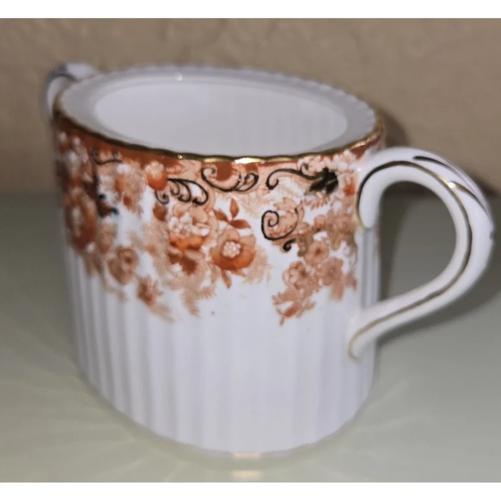 Antique Sugar Bowl  By Samuel Radford, Fenton. Victorian Rust 1800's (#17)
